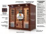 4 Person Full Spectrum Infrared Sauna - Image 6