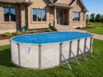 14'x20'x52" Boreal Oval Above Ground Pool - Includes 20 Gauge Blue Liner & Thru-wall Skimmer - Image 4