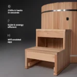 Barrel Stainless Steel Cold Plunge Tub for Recovery and Ice Bath Therapy - Image 8