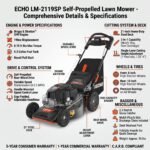 Echo LM-2119SP 21″ Self-Propelled Lawn Mowers - Image 4