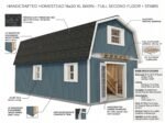 Handcrafted Homestead 16x20 XL Barn - Full Second Floor + Stairs - Image 6