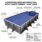 Hydrosphere Series Rectangle with 6" Radius Pool : Large (18'x36') - Image 5