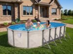 14'x20'x52" Boreal Oval Above Ground Pool - Includes 20 Gauge Blue Liner & Thru-wall Skimmer - Image 2