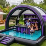 6M*7M Commercial Inflatable Bar Pool Water Blow Up Bar Party Event Portable