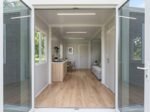 20x20 Ft Tiny house Expandable Metal Storage Shed with Glass French Door and Floor and Lockable Door and Windows Mobile house - Image 5