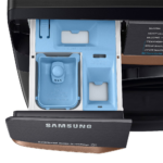 Samsung Front Load Washer & Dryer Set, 5.2 & 7.5 cu. ft., Brushed Black, Electric - Image 2