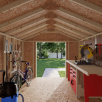 Little Cottage Co Value Gable Wood Shed Kit 10 x 12 - Image 6
