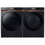 Samsung Front Load Washer & Dryer Set, 5.2 & 7.5 cu. ft., Brushed Black, Electric - Image 13