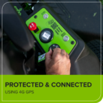 Greenworks 60V 42” Electric CrossoverZ Zero Turn Mower with 8 Ah Batteries and Dual Port Turbo Chargers - Image 11