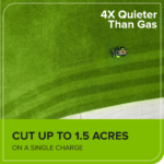 Greenworks 60V 42” Electric CrossoverZ Zero Turn Mower with 8 Ah Batteries and Dual Port Turbo Chargers - Image 8