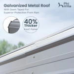 Phi Villa 14x35FT Metal RV and Camper Carports - Image 10