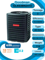 Goodman 13.4 SEER2 Air Conditioner Condenser glxs3bn - Image 5