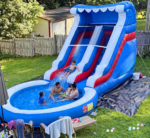 24FT(L) Commercial Grade Water Slide for Adults - Without Blower- (Heavy Duty Full PVC)