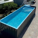 Custom Easy-to-Install Factory Container Swimming Pool 20ft Outdoor Family Fiberglass Above Ground