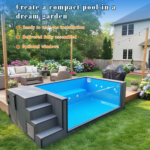 Custom Easy-to-Install Factory Container Swimming Pool 20ft Outdoor Family Fiberglass Above Ground - Image 2
