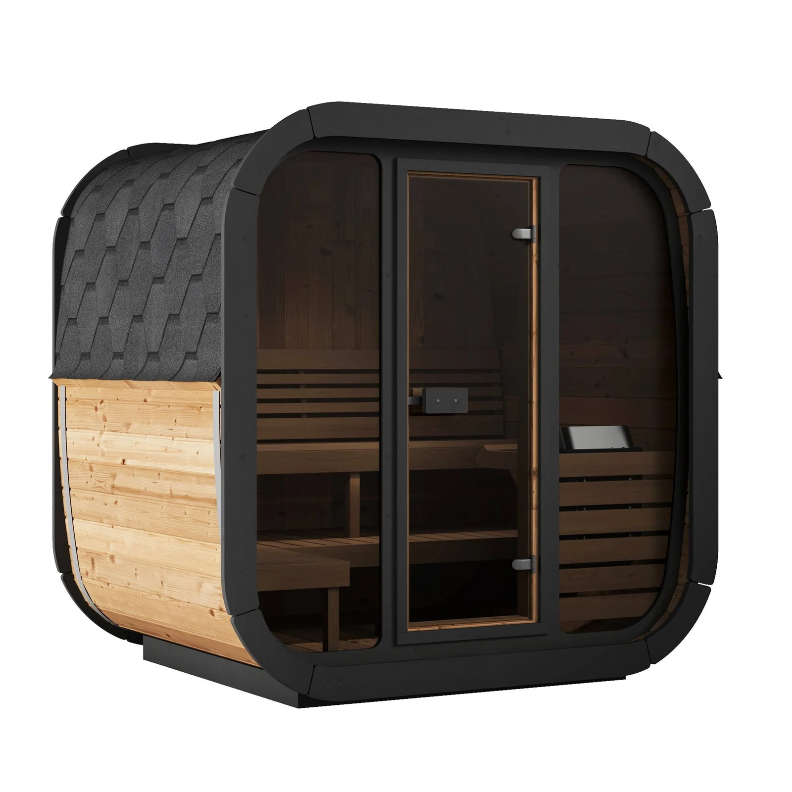download - 2026-07-16T185857.248 SaunaLife Model CL5G 4 Person Outdoor Cube Sauna - Image 1