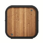 SaunaLife Model CL5G 4 Person Outdoor Cube Sauna - Image 5