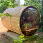 Traditional Outdoor Wooden Sauna Room Saunaones Barrel Sauna Serenity Nature Air 4