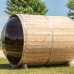 Traditional Outdoor Wooden Sauna Room Saunaones Barrel Sauna Serenity Nature Air 4 - Image 4