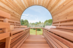 Traditional Outdoor Wooden Sauna Room Saunaones Barrel Sauna Serenity Nature Air 4 - Image 2