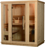Auburn 2-3 Person Indoor Sauna – Compact & Stylish Door / 6kW KIP Smart Heater + Fenix - Image 13