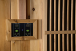 Auburn 2-3 Person Indoor Sauna – Compact & Stylish Door / 6kW KIP Smart Heater + Fenix - Image 4