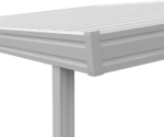 Four Seasons Outdoor Living Solutions Four Seasons OLS TWV Series wide x deep Aluminum Patio Cover with 20lb Snowload Posts - Image 6