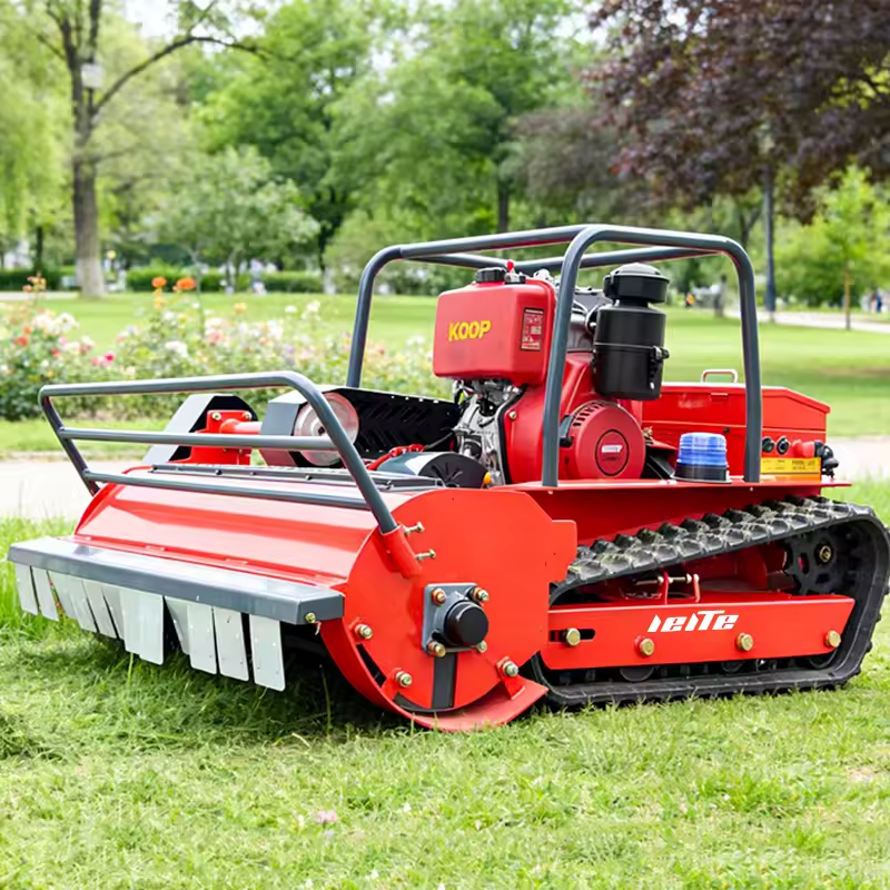 download - 2026-07-16T233652.286 Hot Selling Remote Control Crawler Brush Cutter Grass Mini Robot Flail Working Width 80cm Lawn Mower Customized - Image 1