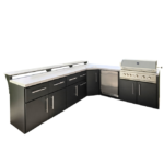 Range Emory Corner Outdoor Kitchen Island Bar - Image 13