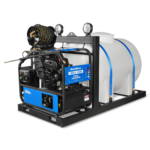 4000 PSI 4 GPM KOHLER E-Start Engine Hot Water Pressure Washer Skid Mounted with 245 Gal Tank, HPW40KBT - Image 2