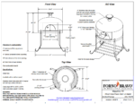 28 "Napolino 70 Outdoor Pizza Oven - Image 5