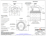 28 "Napolino 70 Outdoor Pizza Oven - Image 4