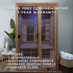 Rylan Indoor Infrared Sauna – 2 Person - Image 4