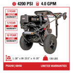 Simpson PowerShot Honda 4200 PSI Gas 4 GPM Pressure Washer 60456 - Image 9