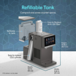 Brio Q60 4-Stage Reverse Osmosis Sparkling Countertop Water Dispenser - Image 3