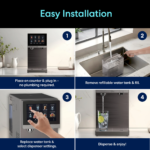Brio Q60 4-Stage Reverse Osmosis Sparkling Countertop Water Dispenser - Image 5