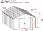 Arrow Classic Steel Storage Shed - Image 8