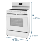 Insignia 30 in. Wide 4 Elements 5.3 Cu. Ft. Freestanding Electric Range with Dual-Size Burner and Storage Drawer - Image 5