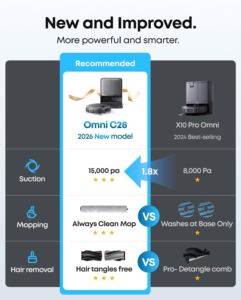 eufy C28 Robot Vacuum & Mop Combo - Image 9