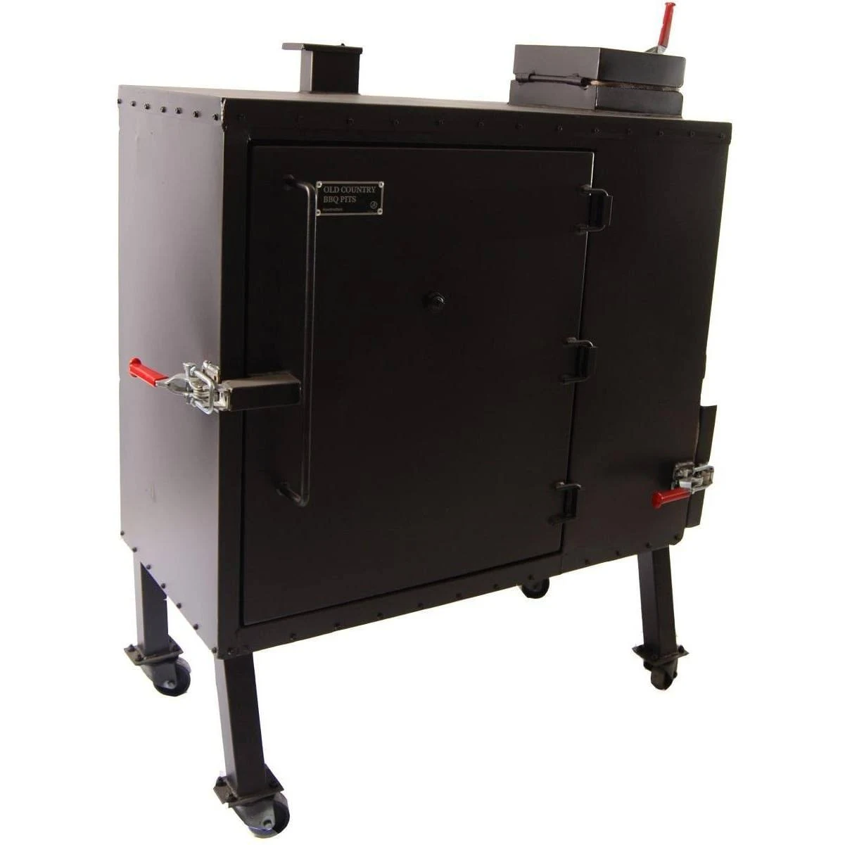 download (24) Old Country BBQ Pits Insulated Gravity Fed Charcoal Smoker - Image 1