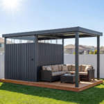 7x7 Metal Storage Shed with 7x7 Covered Porch - Image 2