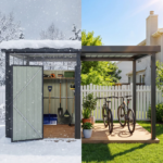 7x7 Metal Storage Shed with 7x7 Covered Porch - Image 13