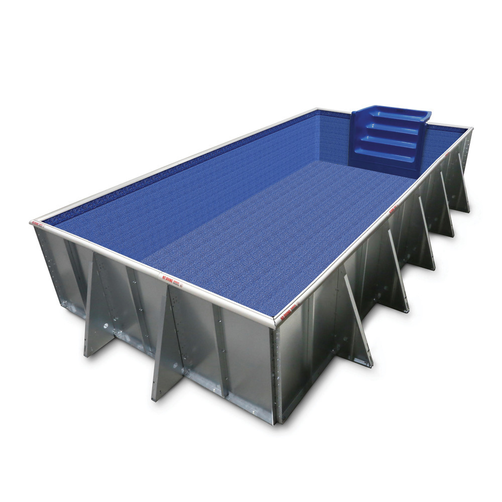 download (4) Hydrosphere Series Rectangle with 6" Radius Pool : Large (18'x36') - Image 1