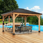 Backyard Discovery Barrington Cedar Wood Gazebo 12 x10