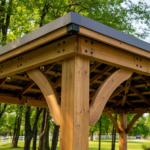 Backyard Discovery Barrington Cedar Wood Gazebo 12 x10 - Image 4