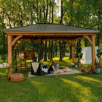 Backyard Discovery Barrington Cedar Wood Gazebo 12 x10 - Image 3