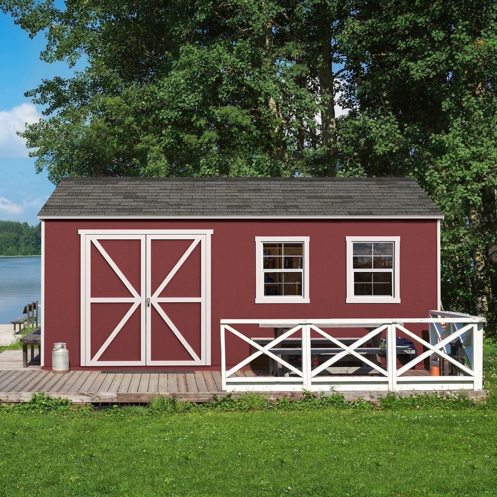 download (82) Rookwood 10 ft. x 18 ft. Wood Storage Shed - Image 1