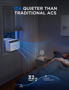 Midea 12,000 BTU Smart Inverter U-Shaped Window Air Conditioner maw12w1qwt - Image 8