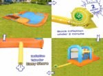 5-in-1 Iatable Water Slide Park, Water Bounce House w/Air Blower, Climbing Wall, Double Jump Area, Splash Pool, Water Cannon, W - Image 5