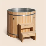 Barrel Stainless Steel Cold Plunge Tub for Recovery and Ice Bath Therapy - Image 2